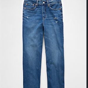 American Eagle Outfitters Classic Blue Straight Leg Jeans